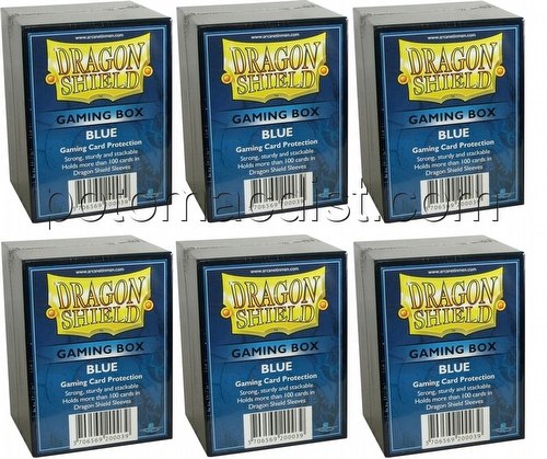 Dragon Shield Gaming Boxes (Deck Boxes) - Blue [6 deck boxes]