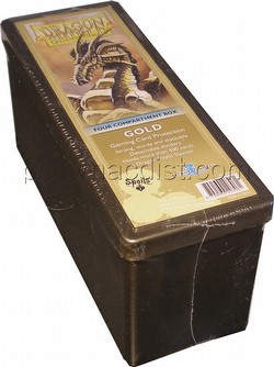 Dragon Shield Four Compartment Storage Box - Gold