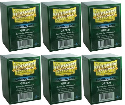 Dragon Shield Gaming Boxes (Deck Boxes) - Green [6 deck boxes]