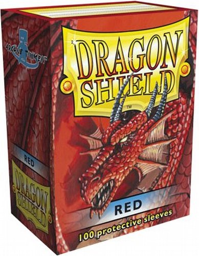 Dragon Shield Standard Classic Sleeves Pack - Red