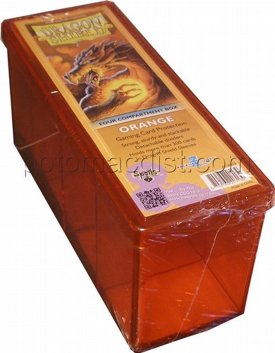 Dragon Shield Four Compartment Storage Box - Orange