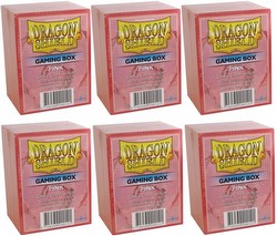 Dragon Shield Gaming Boxes (Deck Boxes) - Pink [6 deck boxes]