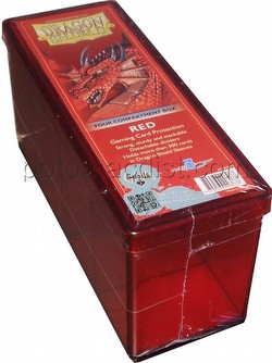 Dragon Shield Four Compartment Storage Box - Red