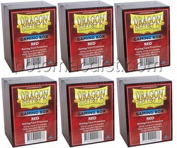 Dragon Shield Gaming Boxes (Deck Boxes) - Red [6 deck boxes]