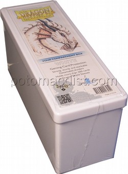 Dragon Shield Four Compartment Storage Box - White