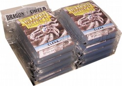 Dragon Shield Mini (Yu-Gi-Oh Size) Card Sleeves Box - Clear [10 packs]