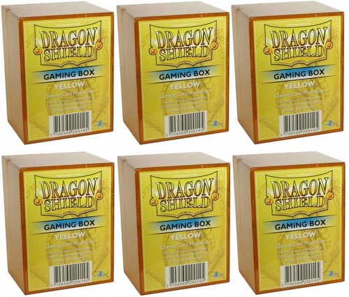 Dragon Shield Gaming Boxes (Deck Boxes) - Yellow [6 deck boxes]