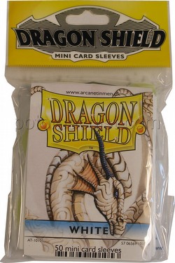 Dragon Shield Mini (Yu-Gi-Oh Size) Card Sleeves Pack - White
