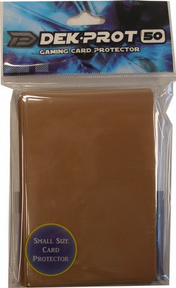 Dek Prot Yu-Gi-Oh Size Deck Protectors - Latte Brown Case [30 packs]
