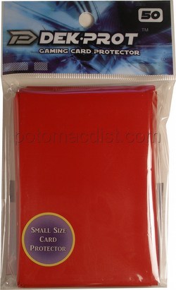 Dek Prot Yu-Gi-Oh Size Deck Protectors - Pepper Red Case [30 packs]
