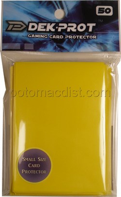 Dek Prot Yu-Gi-Oh Size Deck Protectors - Sunflower Yellow