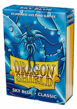 Dragon Shield Japanese (Yu-Gi-Oh Size) Card Sleeves Box - Classic Sky Blue [10 packs]