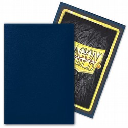 Dragon Shield Japanese (Yu-Gi-Oh Size) Card Sleeves Box - Matte Midnight Blue [10 packs]