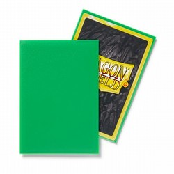 Dragon Shield Japanese (Yu-Gi-Oh Size) Card Sleeves Box - Matte Apple Green [10 packs]