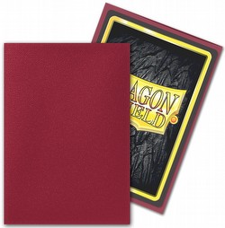 Dragon Shield Japanese (Yu-Gi-Oh Size) Card Sleeves Box - Matte Blood Red [10 packs]