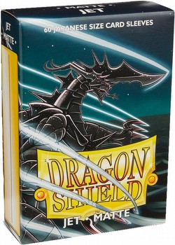 Dragon Shield Japanese (Yu-Gi-Oh Size) Card Sleeves Box - Matte Jet [10 packs]