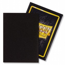 Dragon Shield Standard Size Card Game Sleeves - Matte Black [2 packs]