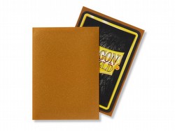 Dragon Shield Standard Size Card Game Sleeves - Matte Gold [2 packs]