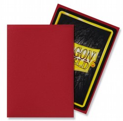 Dragon Shield Standard Size Card Game Sleeves Pack - Matte Red