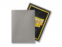 Dragon Shield Standard Size Card Game Sleeves Box - Matte Silver