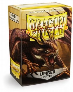 Dragon Shield Standard Size Card Game Sleeves Box - Matte Umber
