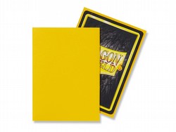 Dragon Shield Standard Size Card Game Sleeves Box - Matte Yellow
