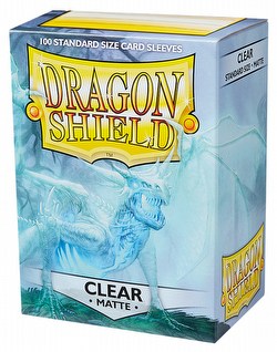 Dragon Shield Standard Size Card Game Sleeves Box - Matte Clear