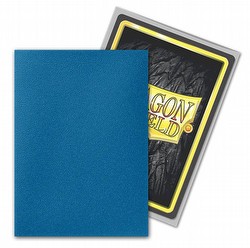 Dragon Shield Dual Sleeves Display Box - Matte Blue Silver