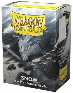 Dragon Shield Dual Sleeves Display Box - Matte Snow