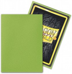 Dragon Shield Standard Size Card Game Sleeves Box - Matte Lime