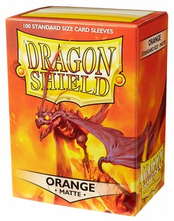 Dragon Shield Standard Size Card Game Sleeves Box - Matte Orange
