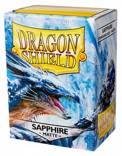 Dragon Shield Standard Size Card Game Sleeves Box - Matte Sapphire