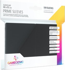 Gamegenic Prime Standard Size Card Game Sleeves Box - Black