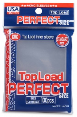 KMC Standard Size Sleeves - Perfect Size (Perfect Fit) Case [180 packs]