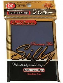 KMC Card Barrier Premiuim Mat Series Standard Size Sleeves - Silky Blue [10 packs]