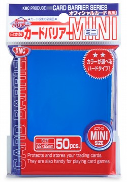 KMC Card Barrier Mini Series Yu-Gi-Oh Size Sleeves - Blue [10 packs]