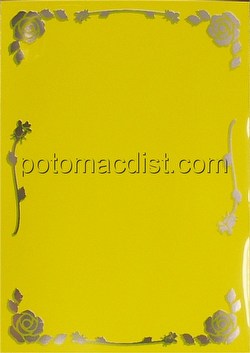 KMC Standard Size Metal Rose Sleeves - Yellow [30 packs]