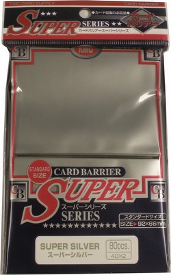 KMC Card Barrier Super Series Standard Size Sleeves - Super Silver Case [30 packs]
