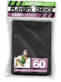 Player's Choice Standard Size Sleeves Pack - Black