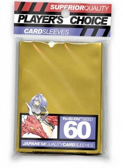 Player's Choice Yu-Gi-Oh Size Sleeves - Gold [10 packs]
