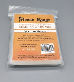 Sleeve Kings Magnum 7 Wonders Board Game Sleeves Pack [65mm x 100mm]