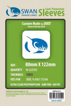 Swan Panasia Dixit Premium Board Game Sleeves Case [100 Packs/80mm x 122mm]