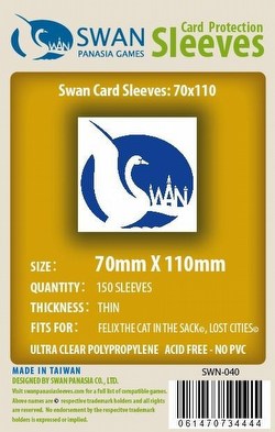 Swan Panasia Lost Cities Board Game Sleeves [10 Packs/70mm x 110mm]