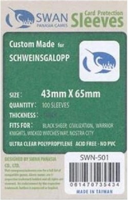Swan Panasia Mini Chimera Premium Board Game Sleeves Case [100 Packs/43mm x 65mm]