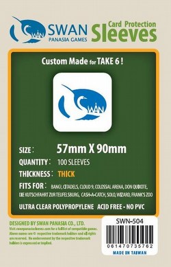 Swan Panasia Standard USA/American Premium Game Sleeves [10 Packs/57mm x 90mm]