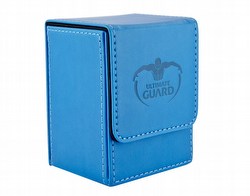 Ultimate Guard Blue Leatherette Flip Deck Case 80+ Carton [12 deck cases]
