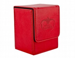 Ultimate Guard Red Leatherette Flip Deck Case 80+ Carton [12 deck cases]
