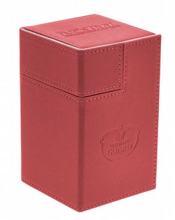 Ultimate Guard Red Flip 'n' Tray Deck Case 100+
