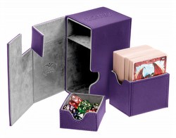 Ultimate Guard Purple Flip 'n' Tray Deck Case 80+ Carton [12 deck cases]