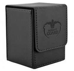 Ultimate Guard Black Leatherette Flip Deck Case 100+ Carton [12 deck cases]
